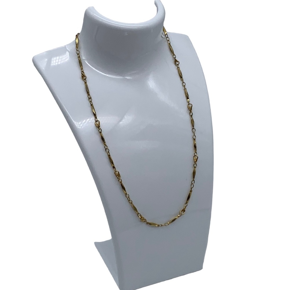 16” 18K GF Vintage Japanese Chain Necklace
